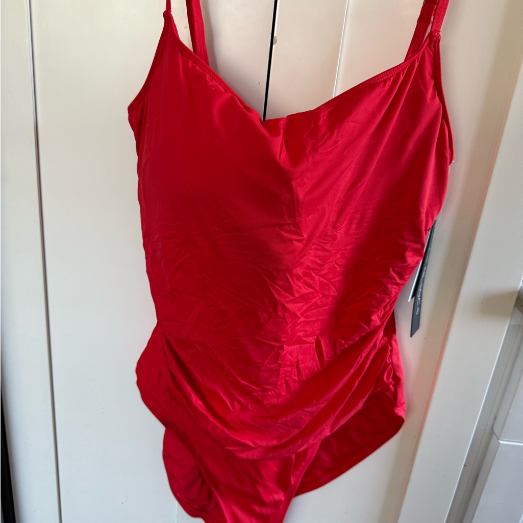 La Blanca Red One Piece Swimsuit
